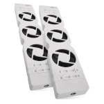 ventilator pod radiator duo, bily