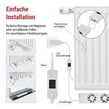 ventilator pod radiator trio, bily