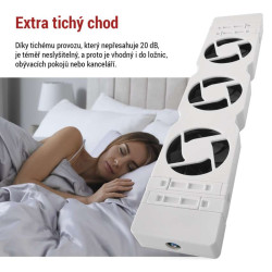 ventilator pod radiator trio, bily