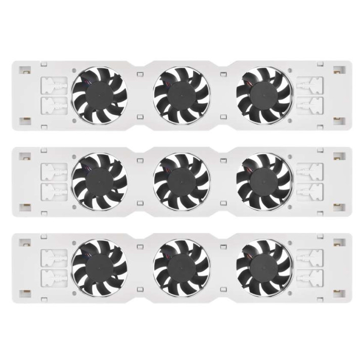 ventilator pod radiator trio, bily