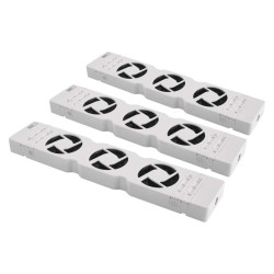 ventilator pod radiator trio, bily