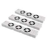 ventilator pod radiator trio, bily