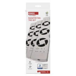 ventilator pod radiator trio, bily