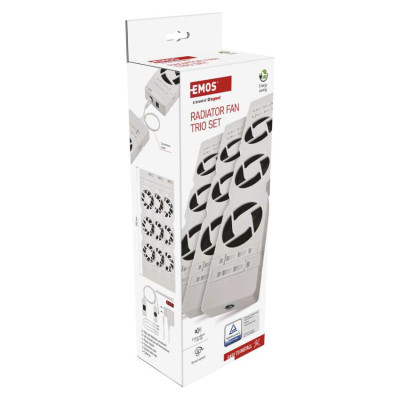 ventilator pod radiator trio, bily