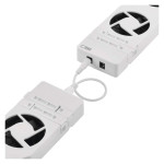 ventilator pod radiator trio, bily