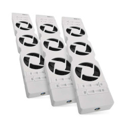 ventilator pod radiator trio, bily