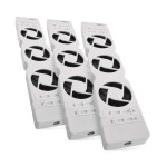 ventilator pod radiator trio, bily