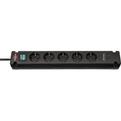 prelungitor brennenstuhl bremounta 5 prize, 2 x usb-c, 3m, buton on off, prindere in suruburi