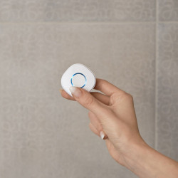 telecomanda cu un singur buton wireless shelly 1 - alb, control aplicatie, compatibil home assistant