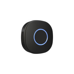 telecomanda cu un singur buton wireless shelly 1 - negru, control aplicatie, compatibil home assistant