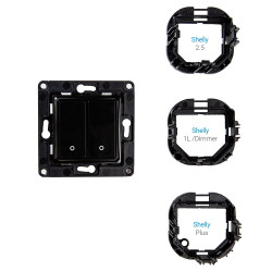 shelly wall switch 2 - negru