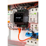 releu inteligent shelly pro 3 - 3canale, wifi, lan, sina din, control aplicatie, compatibil amazon alexa, google assistant si ho