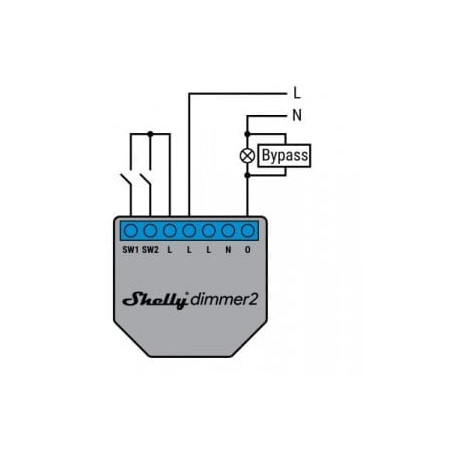 shelly bypass r2 (accesoriu pentru shelly 1l si shelly dimmer 2)