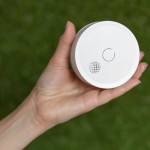 senzor alarma de fum shelly plus smoke, wireless,control aplicatie, compatibil home assistant,amazon alexa, google assistant