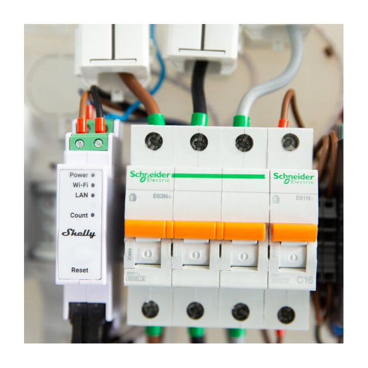 shelly pro 3em profesional releu wifi 3 canale si control contactor