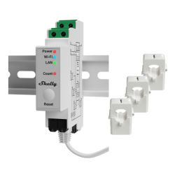 shelly pro 3em profesional releu wifi 3 canale si control contactor
