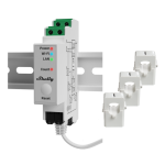 shelly pro 3em profesional releu wifi 3 canale si control contactor