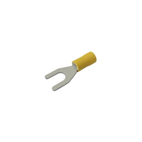 terminal tip spada izolat 6,5 mm, conductor 4,0-6,0 mm galben