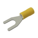 terminal tip spada izolat 6,5 mm, conductor 4,0-6,0 mm galben