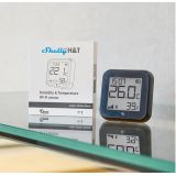 termostat shelly ht gen3 matte black, ecran e-ink, wifi, control aplicatie