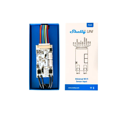 modul wi-fi inteligent universal  shelly plus uni