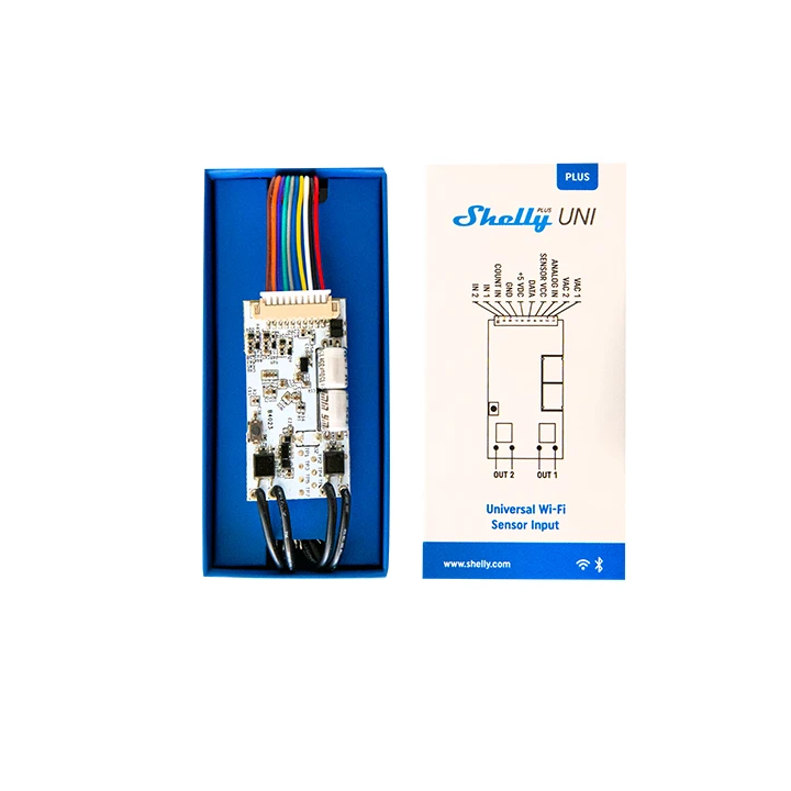 modul wi-fi inteligent universal  shelly plus uni