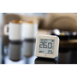 termostat shelly ht gen3 ivory, ecran e-ink, wifi, control aplicatie termostat shelly ht gen3 ivory, ecran e-ink, wifi, control aplicatie