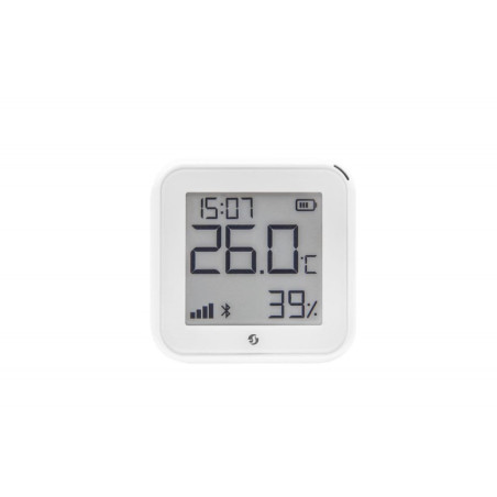 termostat shelly ht gen3 matte white, ecran e-ink, wifi, control aplicatie