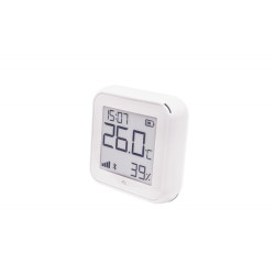 termostat shelly ht gen3 matte white, ecran e-ink, wifi, control aplicatie