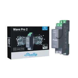 releu inteligent shelly qubino wave pro 2, 16a, 2 canale, z-wave