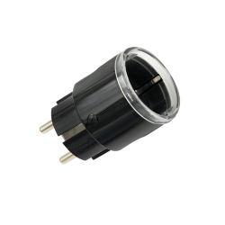 priza inteligenta shelly plug s gen3, wifi, matter, bluetooth cu monitorizare consum, neagra