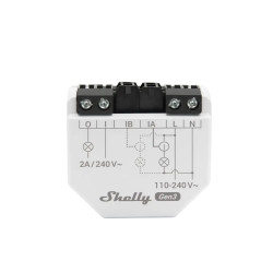 shelly em gen3 contor de energie monofazat cu 2 canale + clamp (1x transformator 50a)