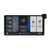 display smart cu intrerupator integrat shelly wall display x 2 silver, ecran 6.95   , integrare nativa home assistant