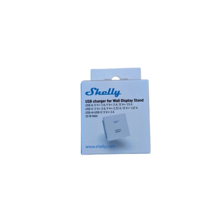 adaptor usb pentru suportul shelly wall display alb
