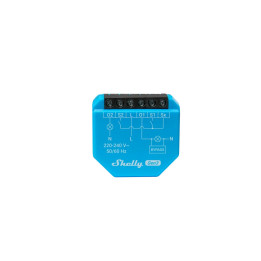 releu inteligent shelly 2l, 2 canale,  nu necesita nul, integrare home assistant, matter