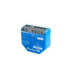 releu inteligent shelly 1 gen4, 1 canal, 16a, multiprotocol (wifi, bluetooth, matter, zigbee), contact uscat