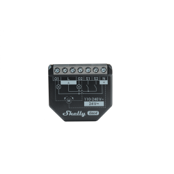 releu inteligent shelly 2pm gen4, 2 canale, 2x10a, monitorizare consum, multiprotocol (wifi, bluetooth, matter, zigbee) , integr