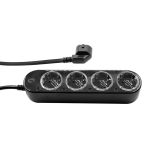 shelly power strip 4 gen4 negru , prelungitor inteligent cu 4 prize si masurare consum shelly power strip 4 gen4 negru , prelungitor inteligent cu 4 prize si masurare consum