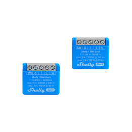 pachet 2x shelly 1 mini gen4 ,   releu inteligent wifi, zigbee, matter, bluetooth
