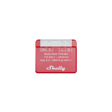 shelly wave 1pm mini lr ,   releu inteligent z-wave long range cu masurare consum