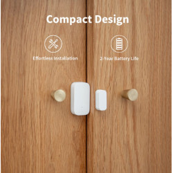 senzor de geam usa aqara door and window sensor t1, zigbee, apple homekit