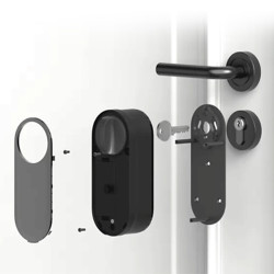 incuietoare   yala inteligenta aqara u200 kit,  silver, apple homekit, matter