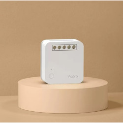 releu inteligent aqara single switch module t1, 1 canal, fara nul, 10a, zigbee