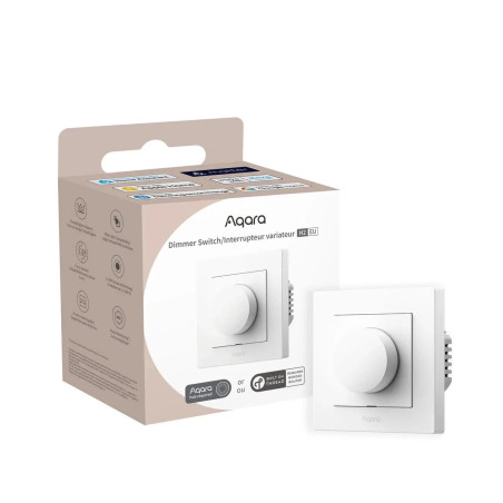 dimmer inteligent aqara light switch h2 eu alb (kd-r01d) , zigbee si thread