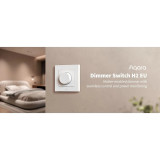 dimmer inteligent aqara light switch h2 eu gri (kd-r01d) , zigbee si thread