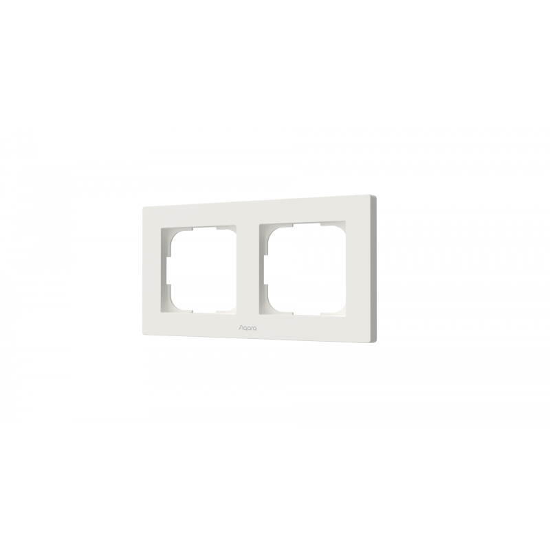 rama dubla aqara pentru intrerupatoare h2 (pentru comutator de perete) ,   alb