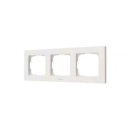 rama tripla aqara pentru intrerupatoare h2 (pentru comutator de perete) , alb