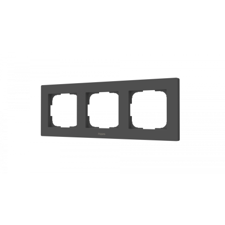 rama tripla aqara pentru intrerupatoare h2 (pentru comutator de perete) , gri