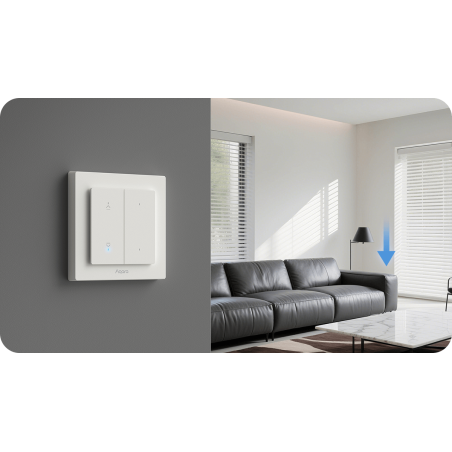 aqara shutter switch h2 eu kit ,   comutator inteligent jaluzele   rulouri (zigbee  thread)