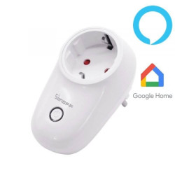 priza inteligenta sonoff s26r2-tpf, wi-fi, 16a, 4000w, compatibil android ios